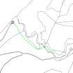 Walkover survey, Site map scale 1:2,500, Allt Doe Hydro-Electric Scheme, Fort Augustus