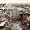 Photograph, Keiss White Broch, large stones in exterior wall of outside habitation.