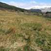 Walkover survey, Remains of building at Bailemeanoch from S, Ballimore Hydro, Balquhidder