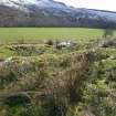 Walkover survey, Remains of building at Bailemeanoch from NW, Ballimore Hydro, Balquhidder