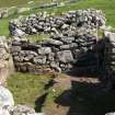 Watching brief, Trench 2 pre-excavation record shot from N, Rubble Removal, Blackhouse F, St Kilda