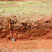 Watching brief photograph, The Snabs, North-northeast-facing section of Roman ditch