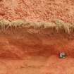 Watching brief photograph, The Snabs, South-southwest-facing section of Roman ditch