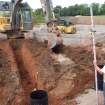 Watching brief photograph, The Snabs, Working shot, excavation of subsidiary connection