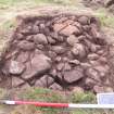 Excavation, Site 5, Post-excavation (bedrock) from W, Blasthill, Argyll, 2007