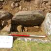 Excavation, Trench B, Chamber 2B from W, Blasthill Chambered Tomb, 2009