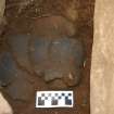 Excavation, Trench B, Pot in situ in Chamber 2A, Blasthill Chambered Tomb, 2009