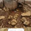 Excavation, Trench A, Natural subsoil with bedrock from S, Blasthill Chambered Tomb, 2009