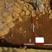 Excavation, Trench A, Post-excavation from N, Blasthill Chambered Tomb, 2009