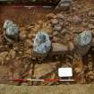 Excavation, Trench A, Post-excavation from S, Blasthill Chambered Tomb, 2009