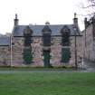 Historic building recording, Structure B, Lodge from N, Archers Hall, 66 Buccleuch Street