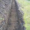 Archaeological evaluation, Trench 5 seen from the W end from E, Archers Hall, 66 Buccleuch Street