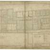 Plan of Basement (numbered No.3)
Signed and Dated "William Nixon   June 1865"
Signed in contract on 'No.1' Plan of foundation and drain above