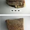 Finds photograph of tile, Wreck on the Island of Fuday
