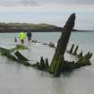 Archaeological survey, General view of the wreck, Wreck on the Island of Fuday, Barra