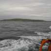 Archaeological survey, General view from the sea, Wreck on the Island of Fuday, Barra