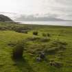 Laig, Eigg. View of square cairn (193) looking NW. 