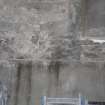 Standing building recording, Detail view of wall, 343 High Street, Edinburgh
