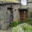 View of entrance to house at The Steading, Nether Blainslie. 