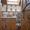 Interior view showing first-floor landing in house at The Steading, Nether Blainslie.