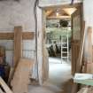 Interior view of workshop at The Steading, Nether Blainslie.