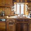 Interior view of kitchen on ground floor of house at The Steading, Nether Blainslie.