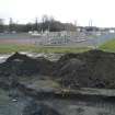 Watching brief, view of existing gas compound from SW, M8 enabling works, Coatbridge