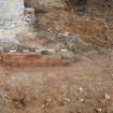 Watching brief, Detail view of trench, Lanark Memorial Hall