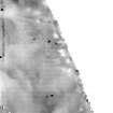 Greyscale image associated with electrical resistance survey data, Area 2, St Martin's Church, Haddington, East Lothian