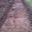 Archaeological evaluation, View of trench, Housing Development at Parks Farm, Invernesshire