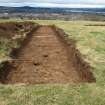 Archaeological evaluation, View of trench, Housing Development at Parks Farm, Invernesshire