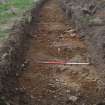 Archaeological evaluation, View of Trench 76, Housing Development at Parks Farm, Invernesshire