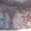 Archaeological evaluation, Trench 4, box drain 011, Allanbank, Duns, Scottish Borders