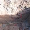 Archaeological evaluation, Trench 4, cut 009 and box drain 011, Allanbank, Duns, Scottish Borders