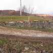 Watching brief, SE face of retaining wall 007, Cullochy Combing Weir, Caledonian Canal, Highland