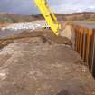 Watching brief, Working shots of the removal of cobbles, Cullochy Combing Weir, Caledonian Canal, Highland