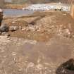 Watching brief, Working shots of the removal of cobbles, Cullochy Combing Weir, Caledonian Canal, Highland