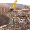 Watching brief, Working shots of the removal of cobbles, Cullochy Combing Weir, Caledonian Canal, Highland