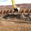 Watching brief, Working shots of the removal of cobbles, Cullochy Combing Weir, Caledonian Canal, Highland