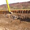 Watching brief, Working shots of the removal of cobbles, Cullochy Combing Weir, Caledonian Canal, Highland