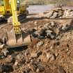 Watching brief, Working shots of the removal of cobbles, Cullochy Combing Weir, Caledonian Canal, Highland