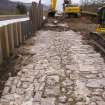 Watching brief, Working shots of the removal of cobbles, Cullochy Combing Weir, Caledonian Canal, Highland