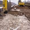 Watching brief, Working shots of the removal of cobbles, Cullochy Combing Weir, Caledonian Canal, Highland