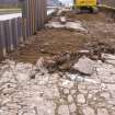 Watching brief, Working shots of the removal of cobbles, Cullochy Combing Weir, Caledonian Canal, Highland