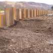 Watching brief, Working shots of levelling of the weir, Cullochy Combing Weir, Caledonian Canal, Highland