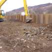 Watching brief, Working shots of levelling of the weir, Cullochy Combing Weir, Caledonian Canal, Highland