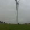 Photograph of nearby wind turbine that may influence magnetic data