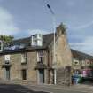 View from south-west showing Royal British Legion (Scotland) Club, No 60 New Row, Dunfermline