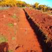 Archaeological evaluation, Trench 1 general view, Black Castle Farm, East Lothian