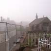 Environment Improvement Project, Scottish Seabird Centre, North Berwick, Misty View of South Porch